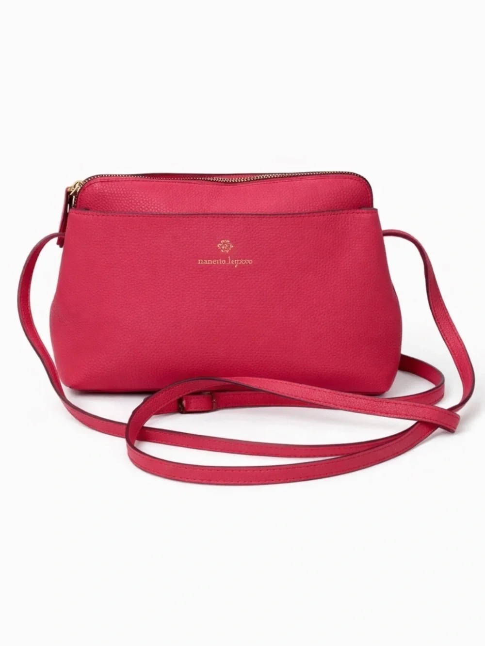 Nanette Lepore Pink Crossbody Bag Adjustable Strap - Picture 3 of 14